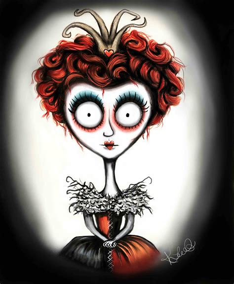 tim burton artwork style